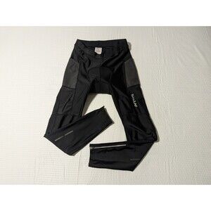 Baleaf Men's Padded Black Cycling Pants (Large) Polyester / Spandex